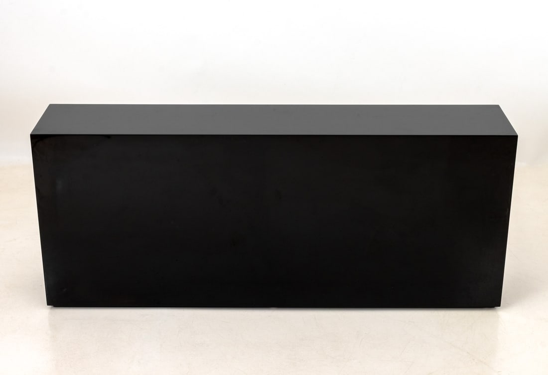 Modern Black and White Lacquered Dresser - 6