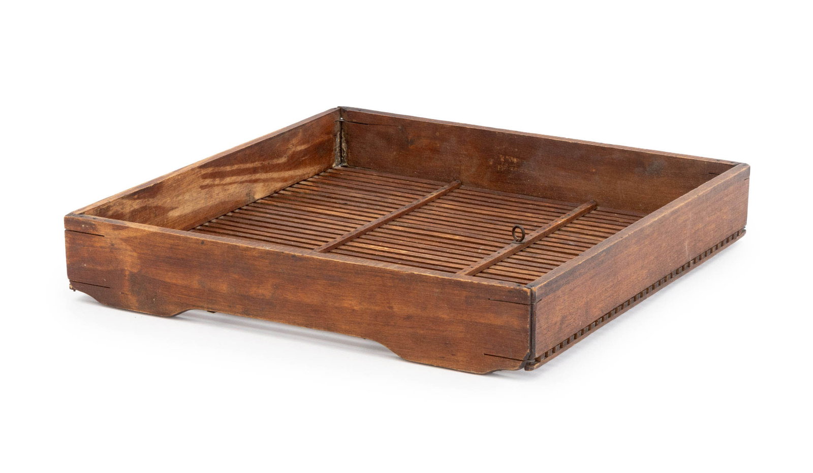 American Carved Wood Square Sifter (1 of 10)
