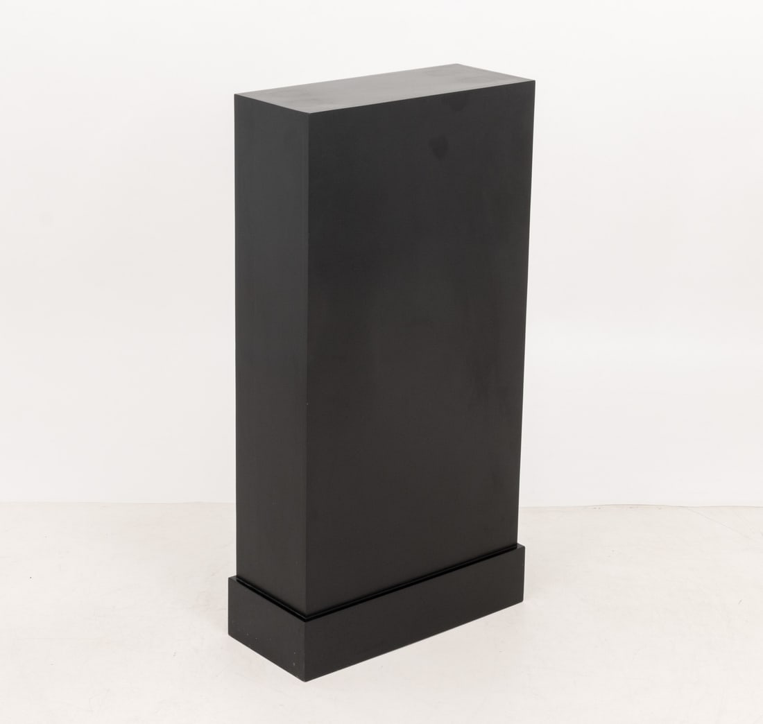 Postmodern Ebonized Pedestal - 4