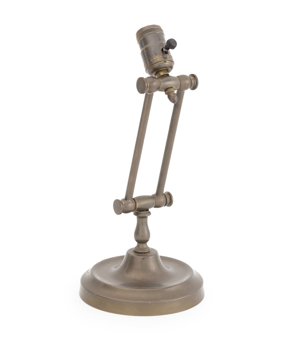 Industrial Brass Desk Lamp (1 of 9)
