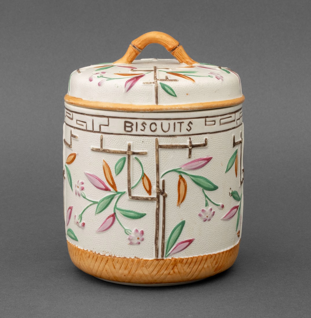 Brownhills Pottery Co. Aesthetic Covered Jar, 1880 (1 of 10)