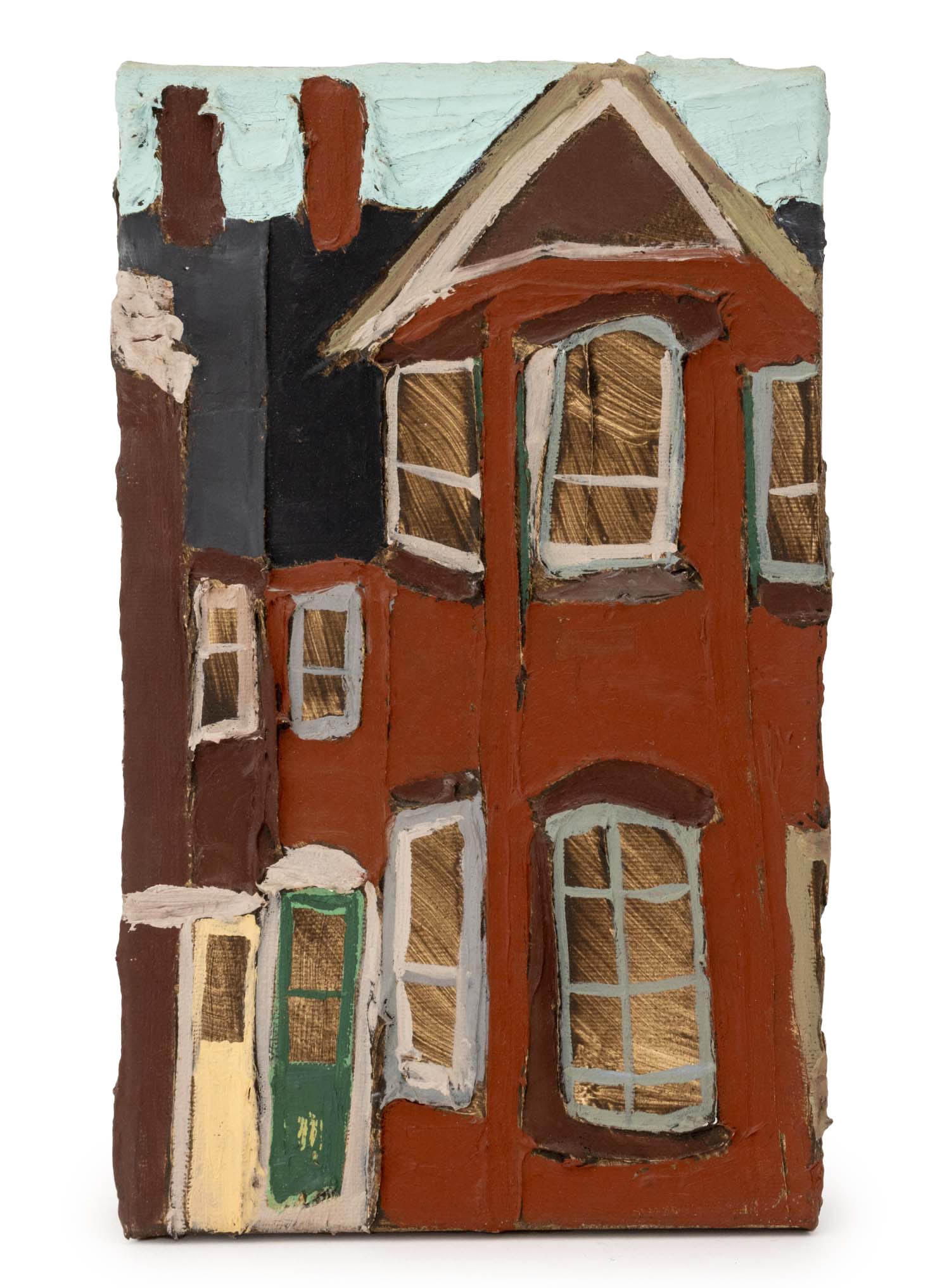 Jennifer Harrison "Brick Victorian" Oil on Canvas (1 of 8)