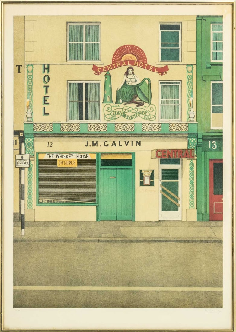 Klaus Moritz "Up & Down the City Road" Lithograph (1 of 9)