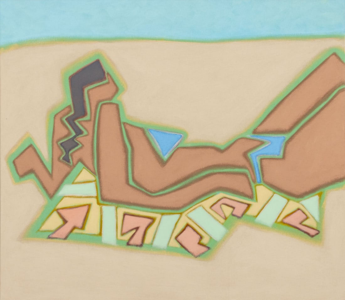 Thomas Antonelli Woman at the Beach Oil, 1985 (1 of 6)