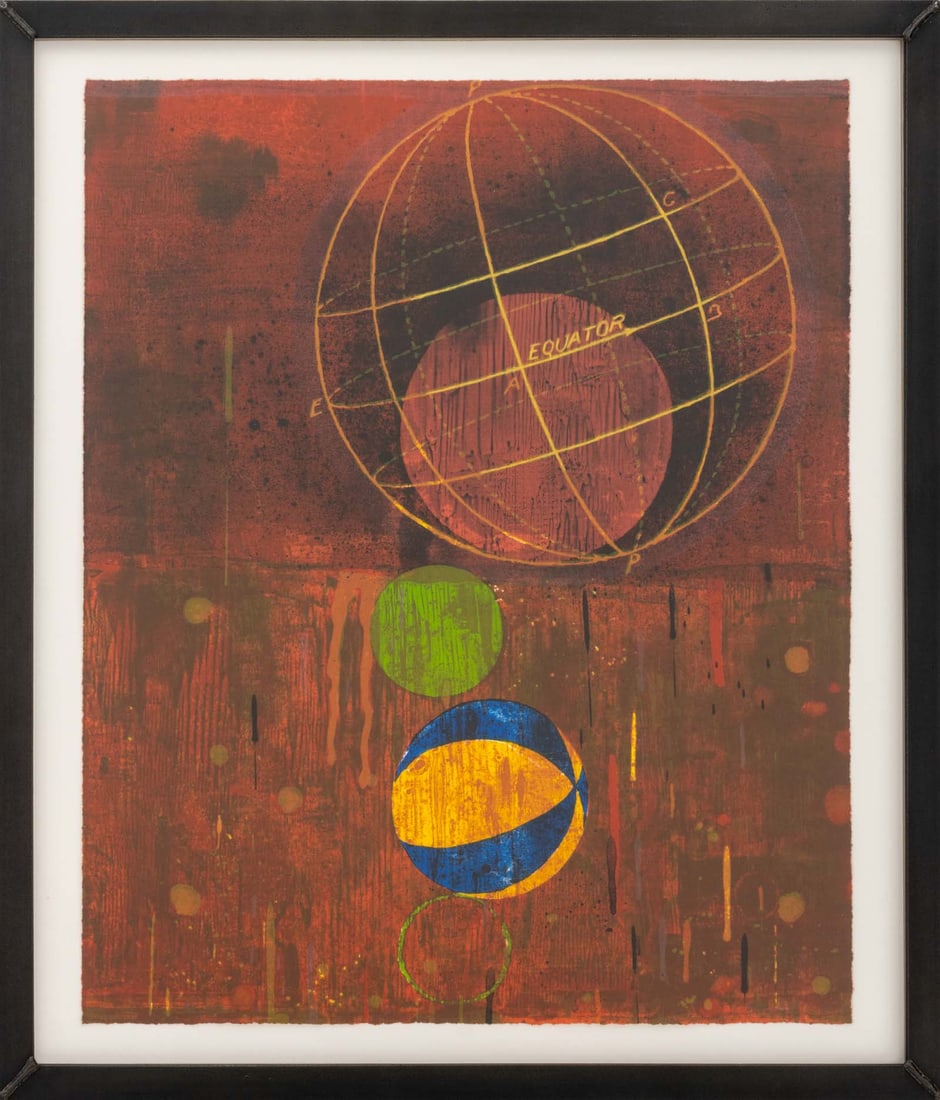 Larry Brown Abstract Composition Monoprints, 2 - 11