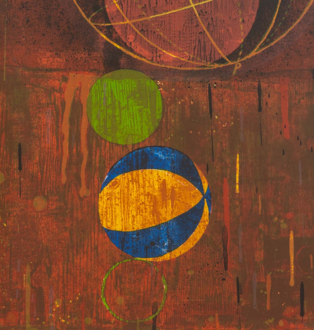 Larry Brown Abstract Composition Monoprints, 2 - 14