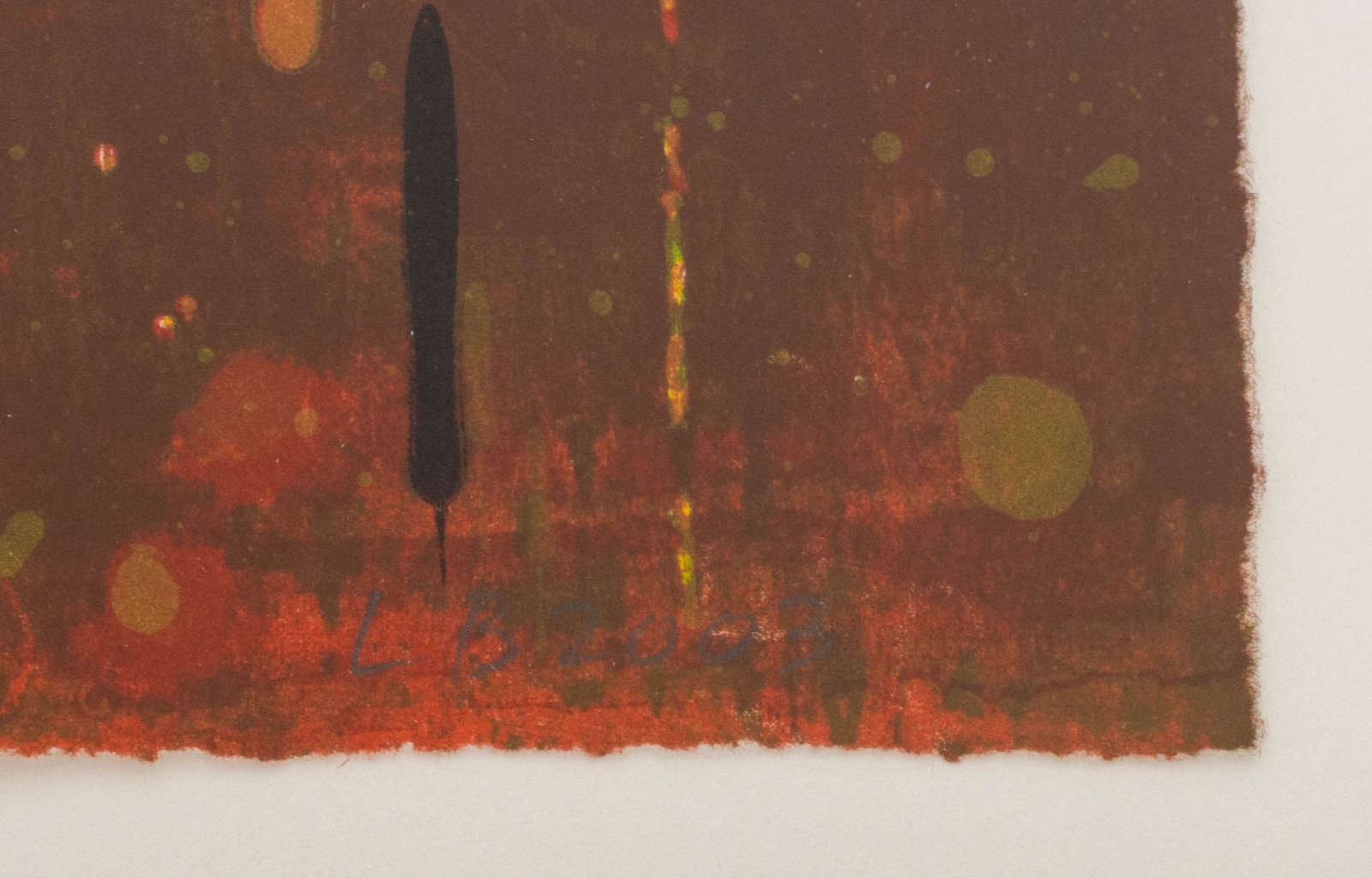 Larry Brown Abstract Composition Monoprints, 2 - 15