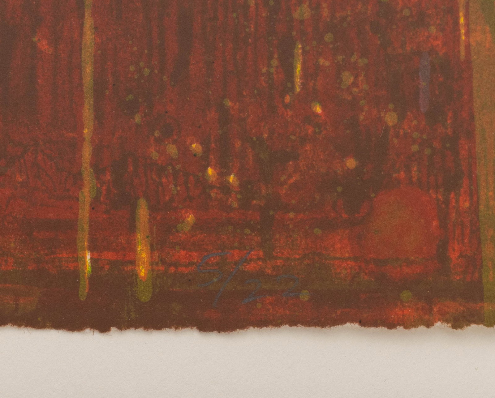 Larry Brown Abstract Composition Monoprints, 2 - 16