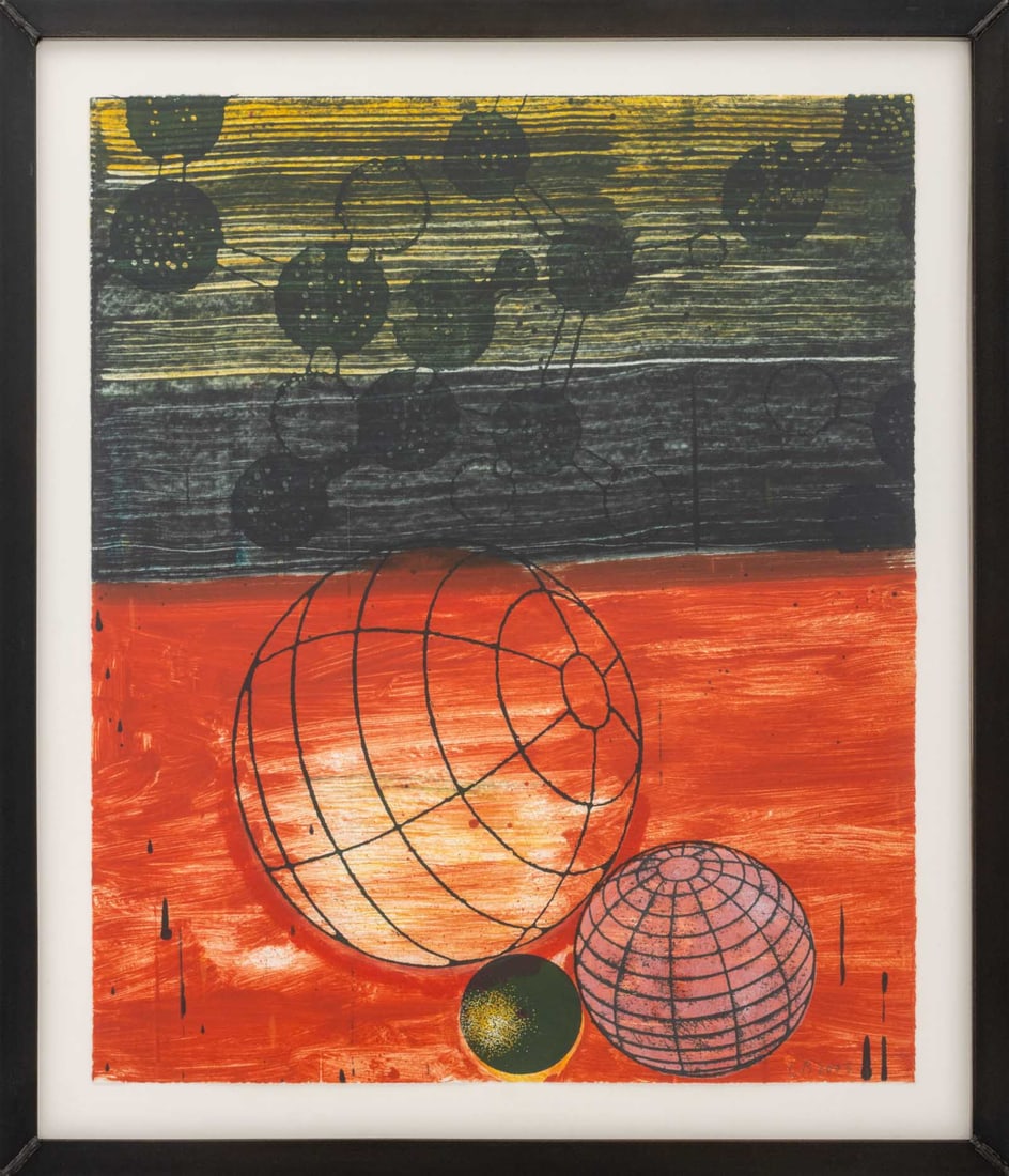 Larry Brown Abstract Composition Monoprints, 2 - 2