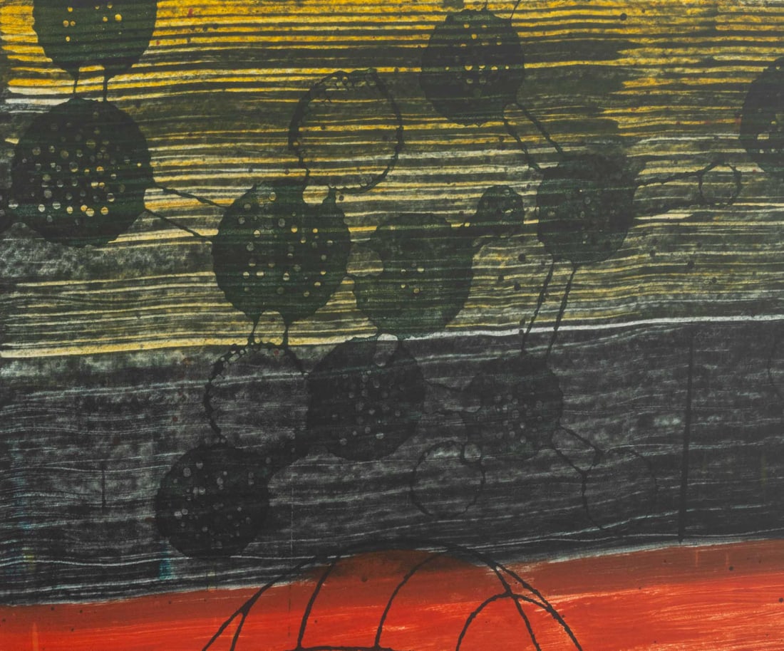 Larry Brown Abstract Composition Monoprints, 2 - 4