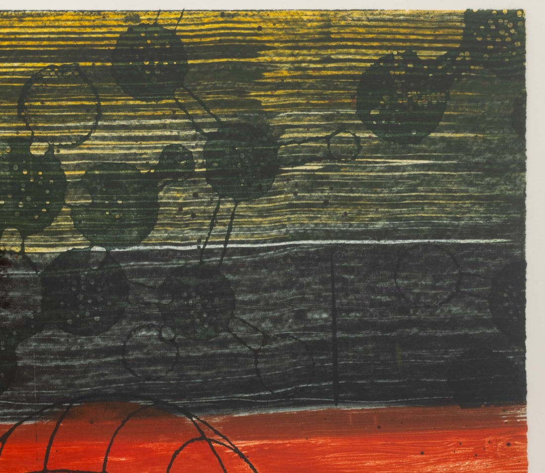 Larry Brown Abstract Composition Monoprints, 2 - 5
