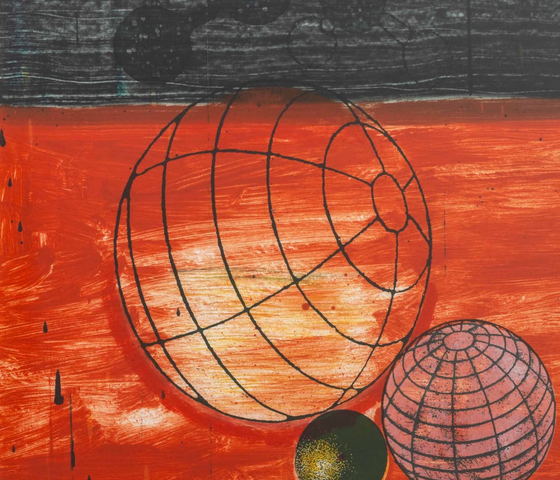 Larry Brown Abstract Composition Monoprints, 2 - 6