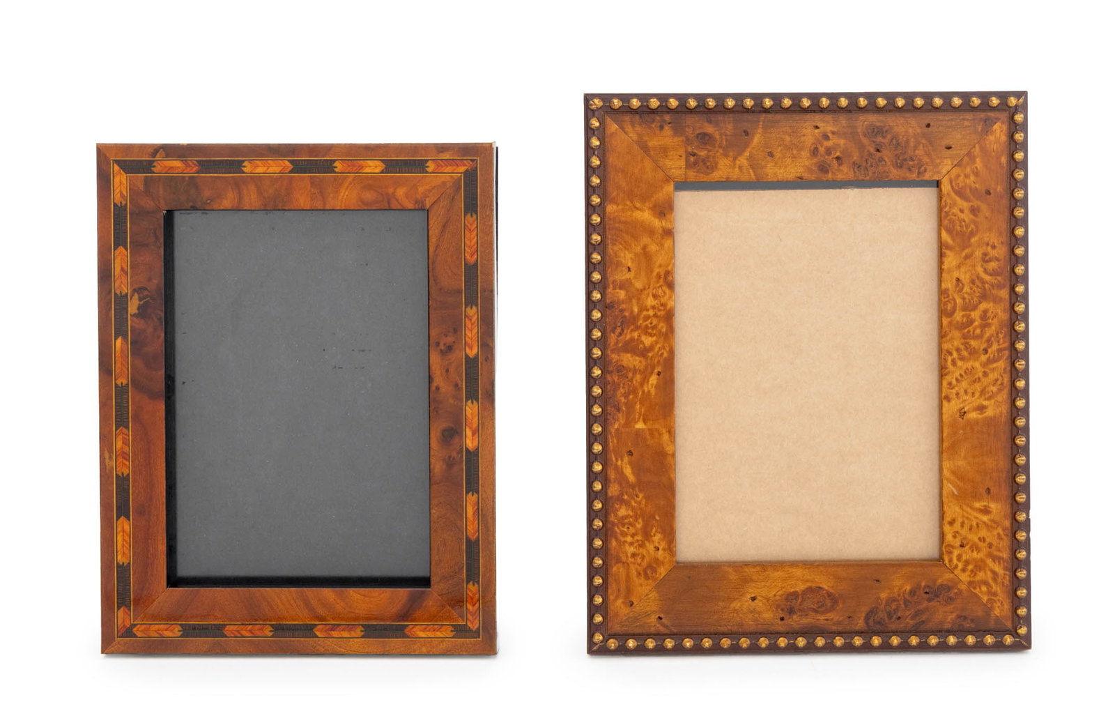 Burl Walnut Picture Frames, 2 (1 of 6)