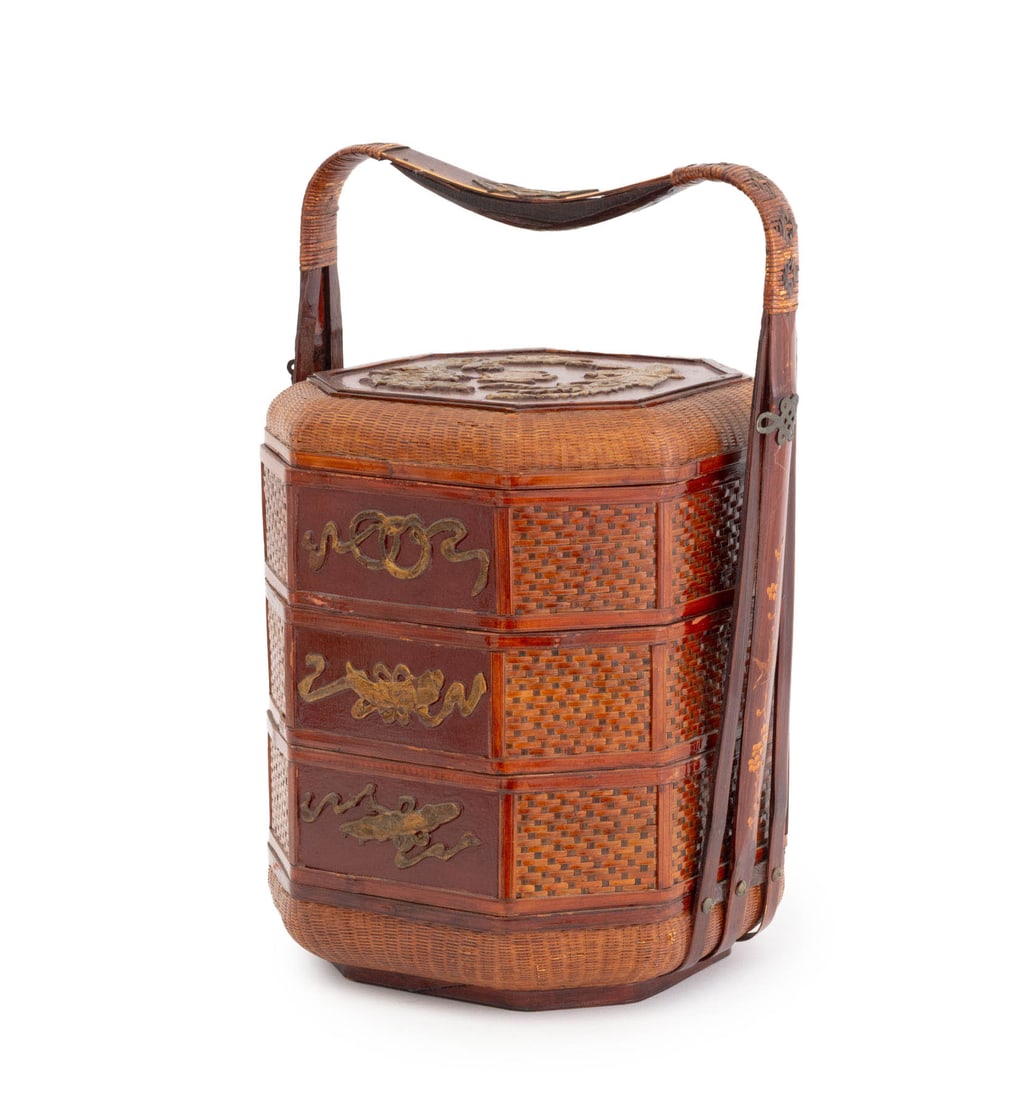 Chinese Three-Tier Woven Wedding Basket (1 of 12)