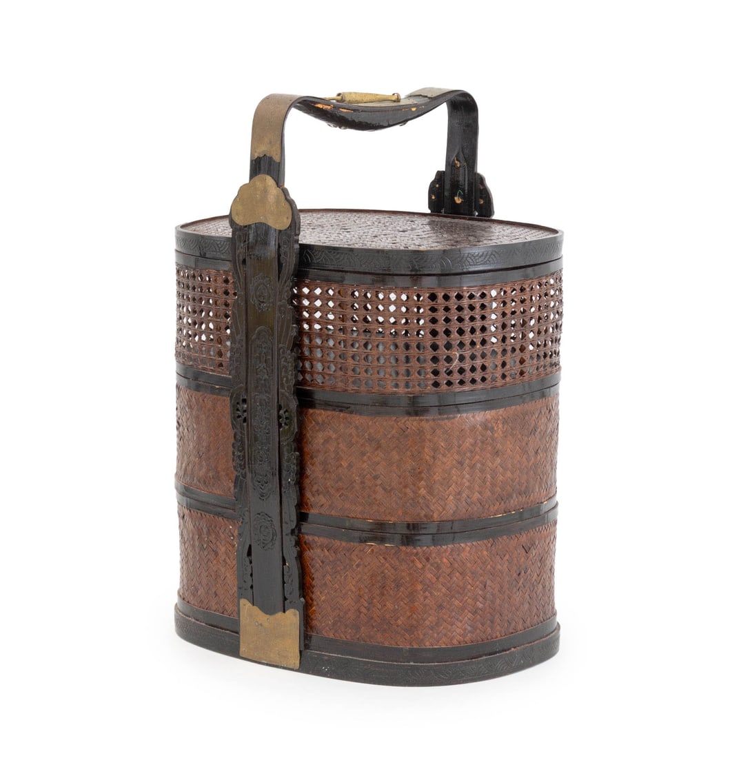 Chinese Three-Tier Woven Wedding Basket (1 of 8)