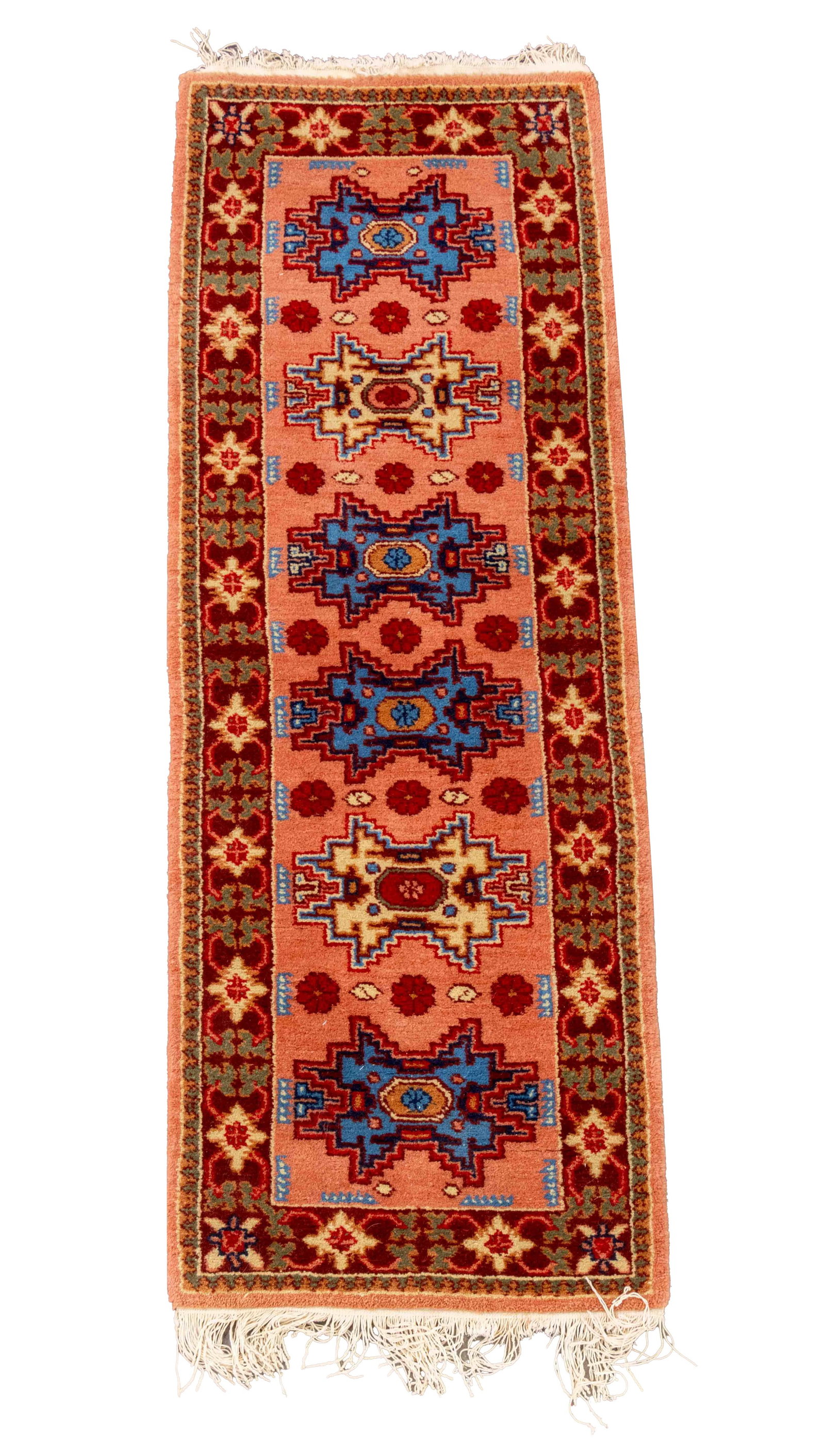 Turkish Kazak Style Runner, 5' 5" x 1' 8.5" (1 of 7)