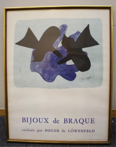 Georges Braque Poster Astra et l'Oiseau 1963