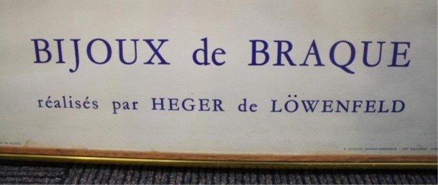 Georges Braque Poster Astra et l'Oiseau 1963 - 3