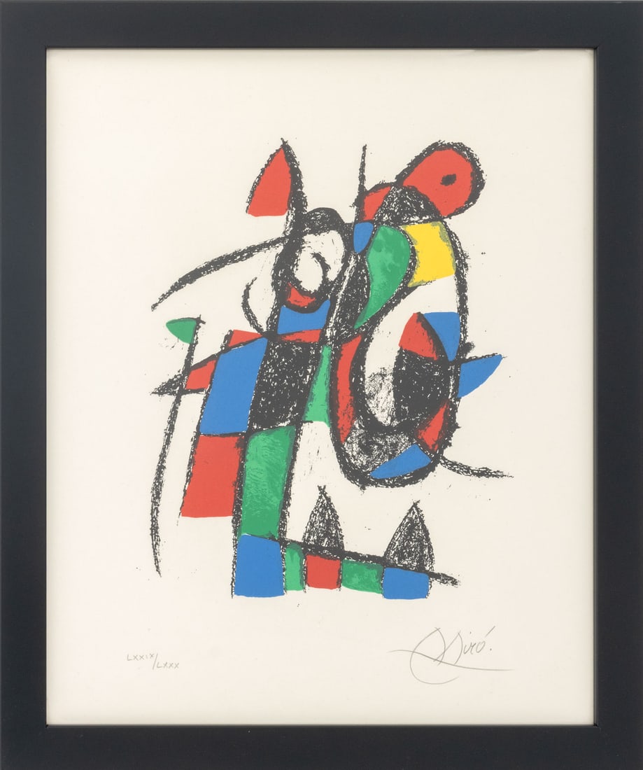 Joan Miro "Lithograph II" Lithograph, 1975 (1 of 9)
