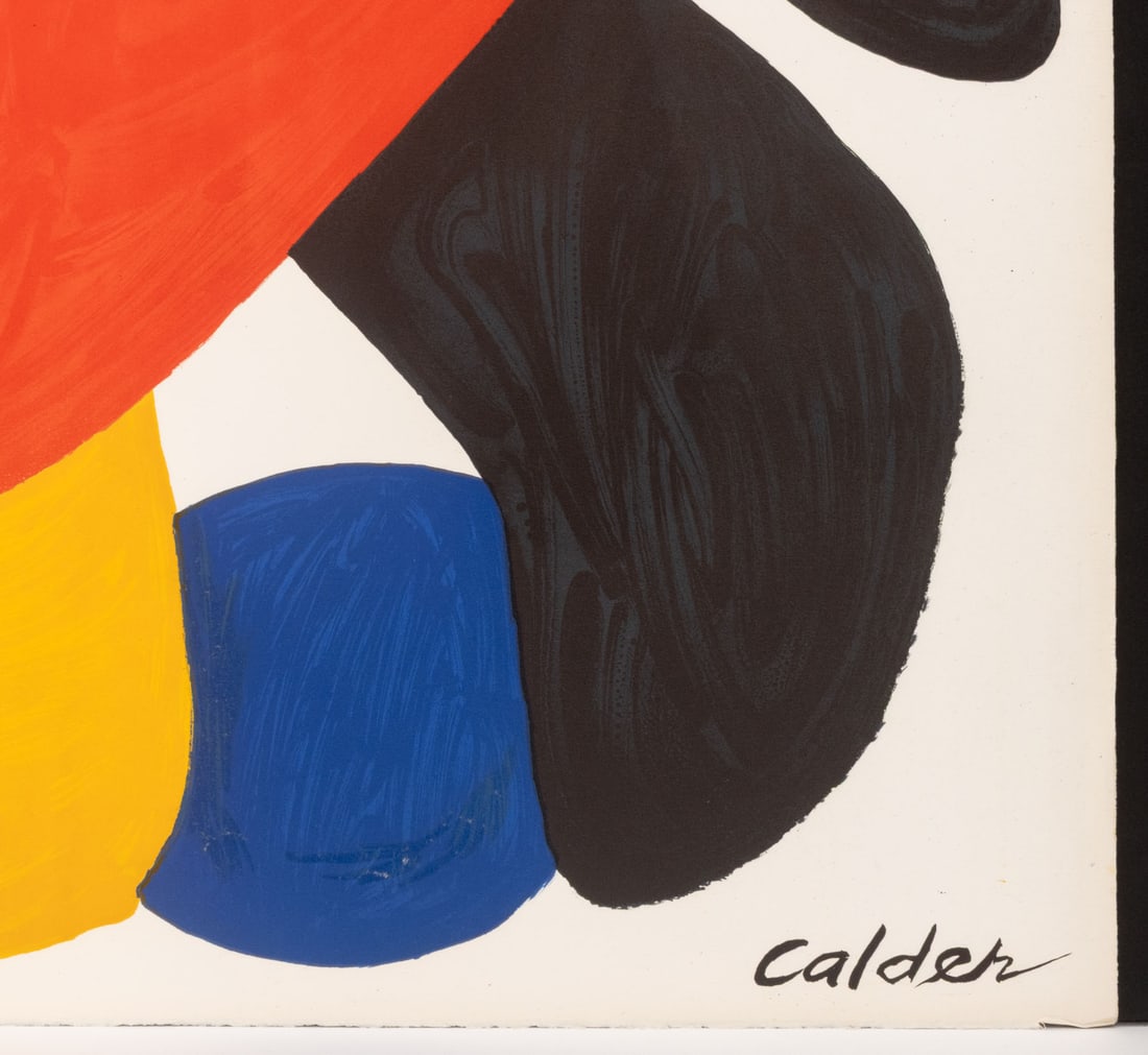 Alexander Calder "Boomerang" Lithograph, 1974 - 7
