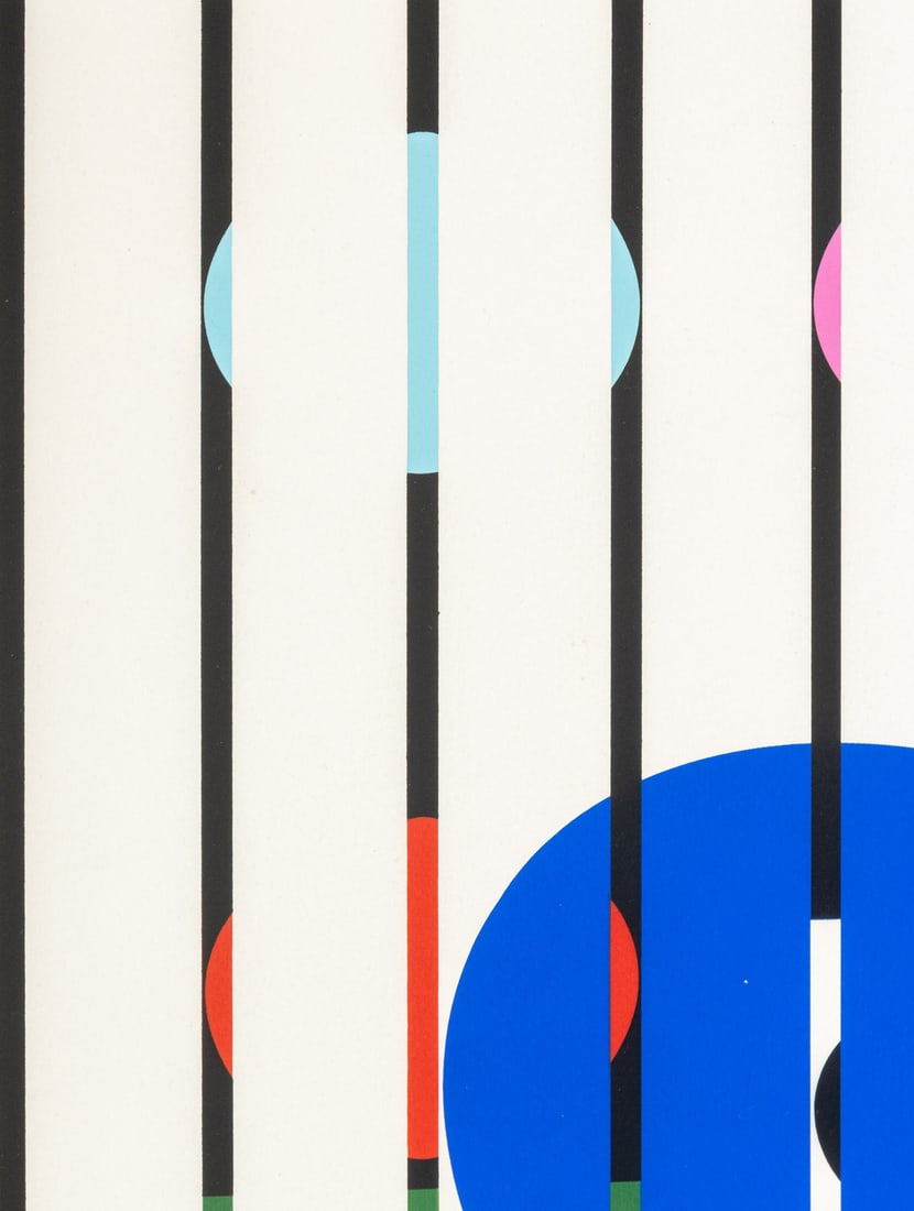Yaacov Agam "One and Another V" Screenprint, 1977 - 15