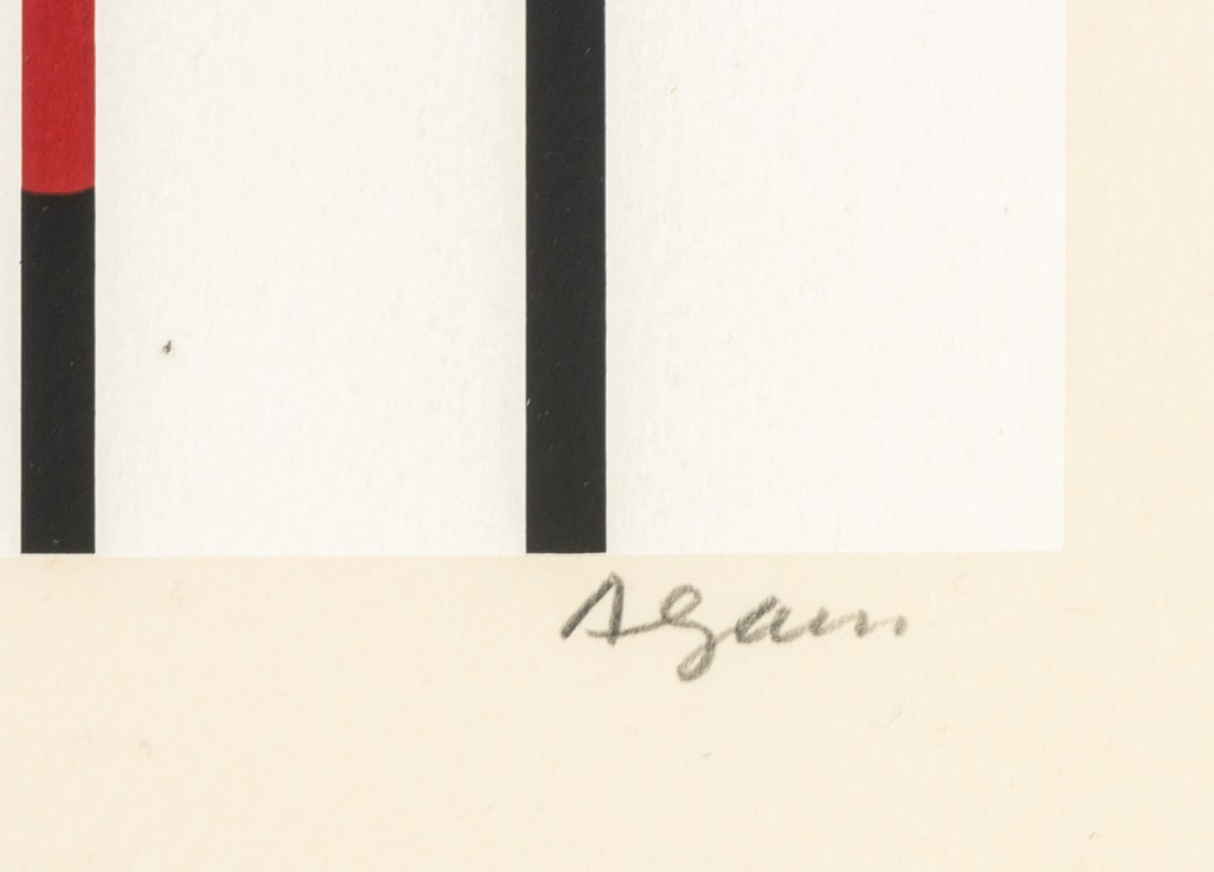 Yaacov Agam "One and Another V" Screenprint, 1977 - 19