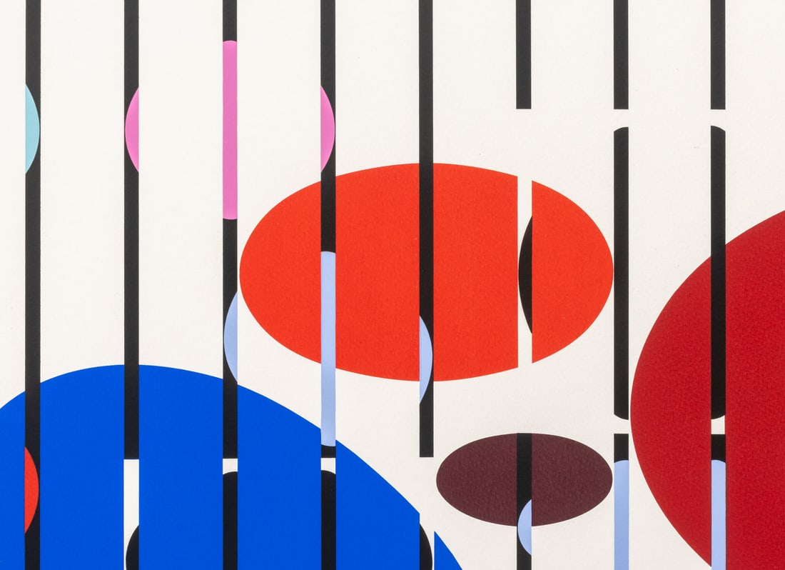 Yaacov Agam "One and Another V" Screenprint, 1977 - 3