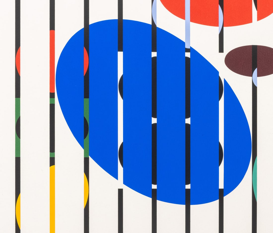 Yaacov Agam "One and Another V" Screenprint, 1977 - 5