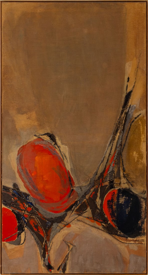 Marc Heine Untitled (Abstraction) Mixed Media (1 of 4)