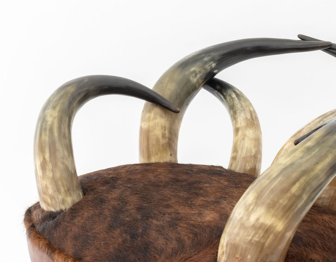 Diminutive Cow Horn Armchair - 5