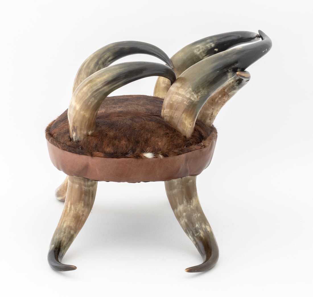 Diminutive Cow Horn Armchair - 6