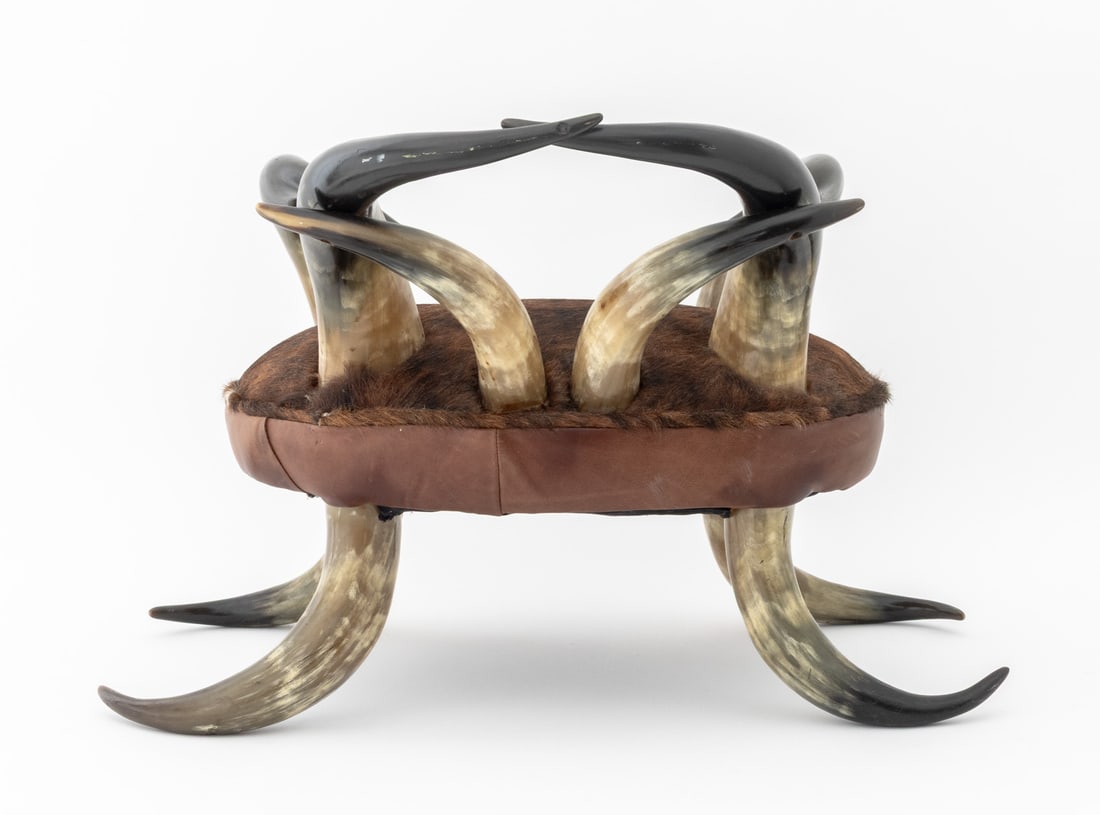 Diminutive Cow Horn Armchair - 7