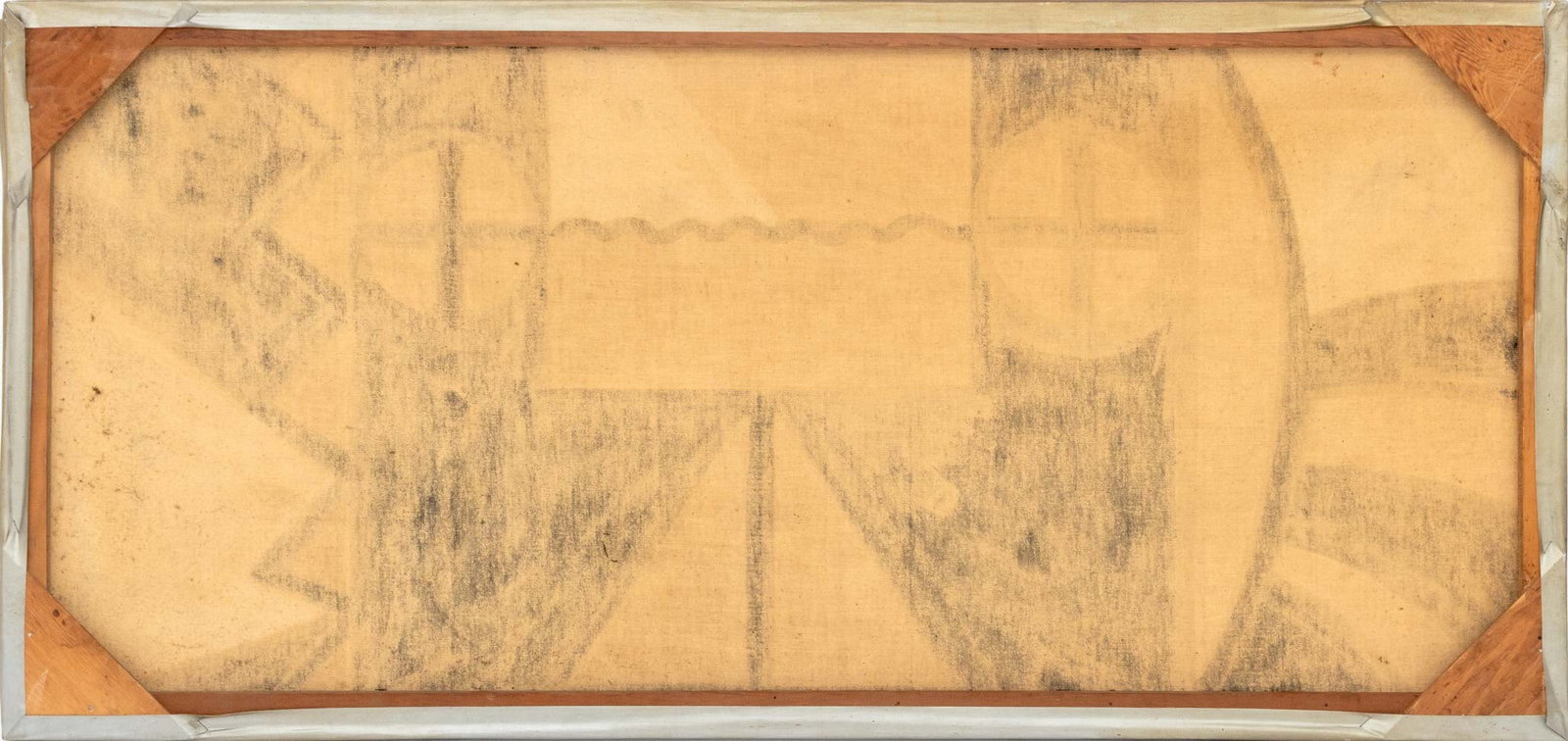 Walter Gaudnek Geometric Abstraction Oil, ca. 1970 - 5