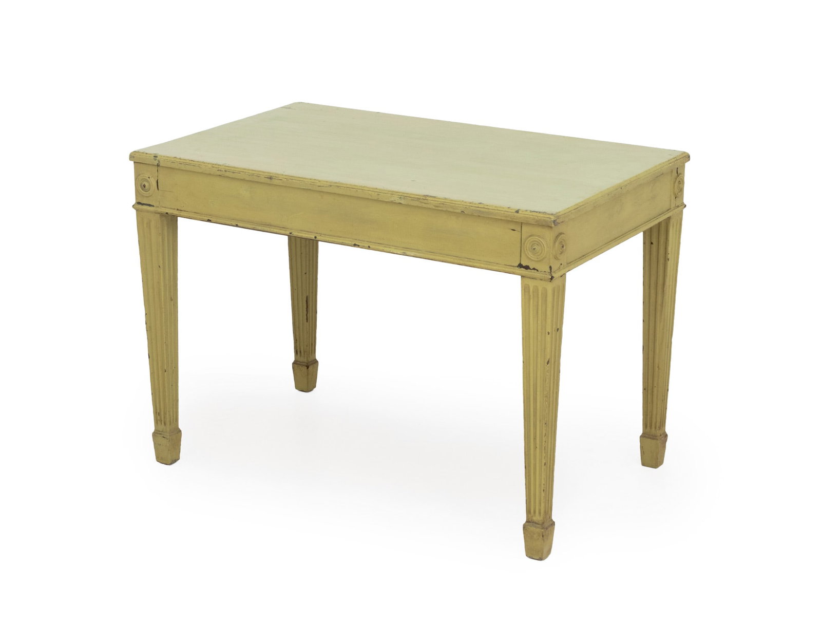 Neoclassical Style Green Painted Console Table (1 of 7)