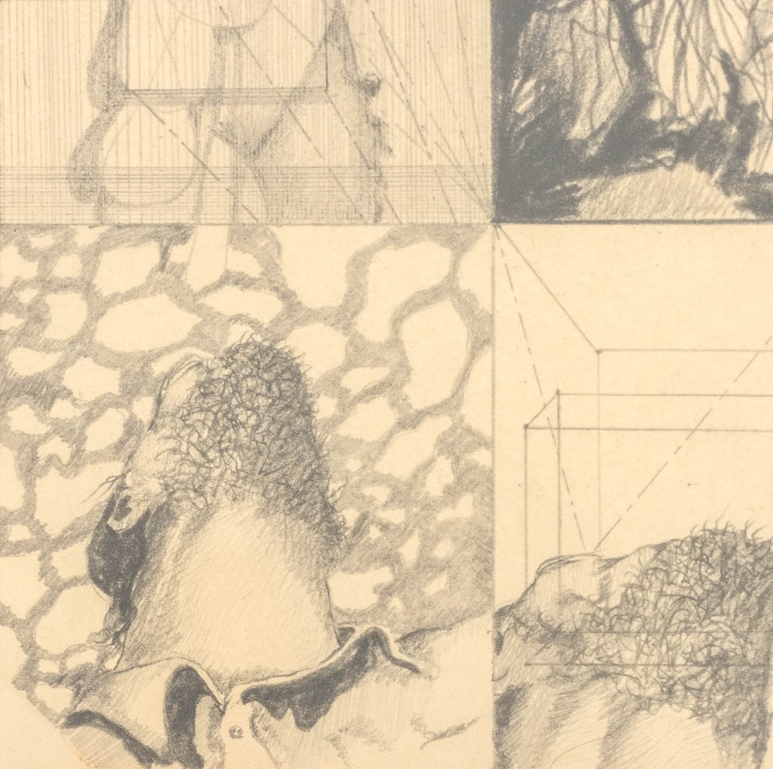 Illegibly Signed "View Point" Graphite, 1968 - 4