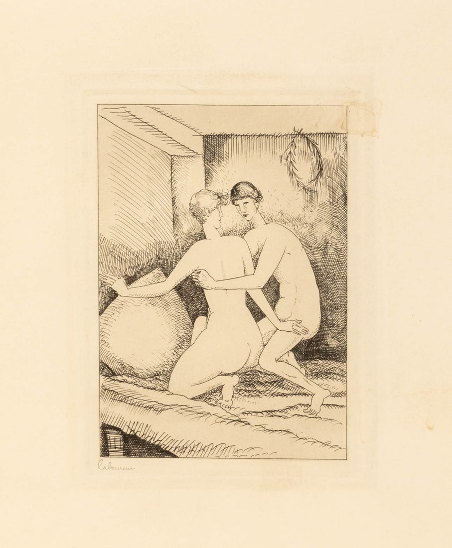 Jean-Emile Laboureur "Ovid Amores" Etching - 2