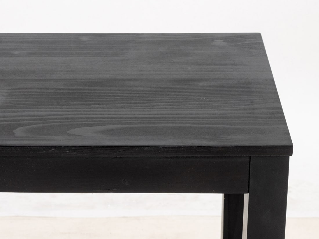 Contemporary Ebonized Wood Console Table - 3