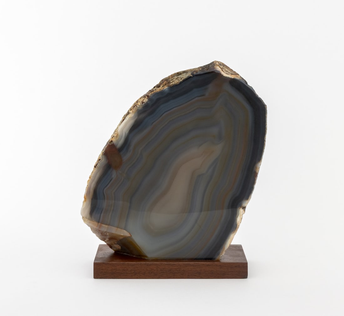Polished Banded Agate Mineral Specimen (1 of 10)