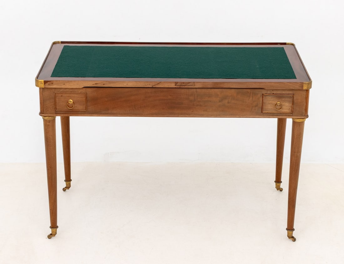 French Walnut Games Table - 3