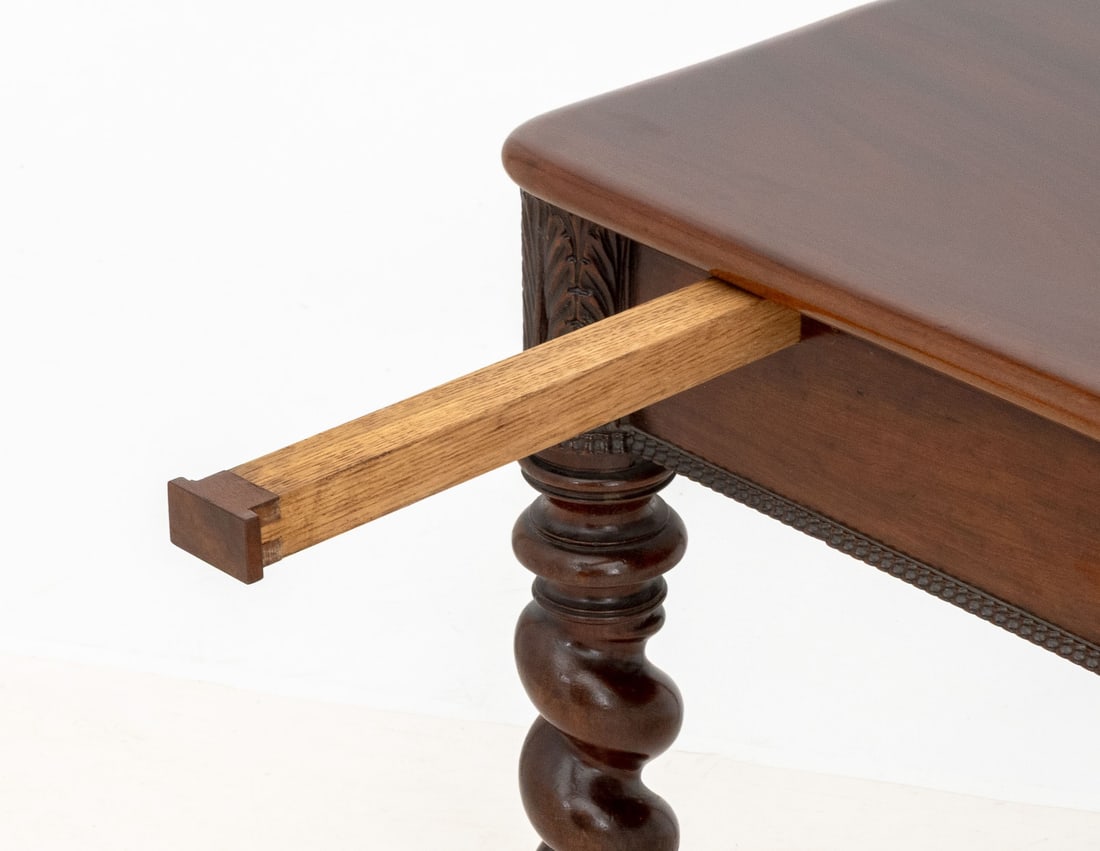Danish Mahogany Writing Table, 19th C. - 5