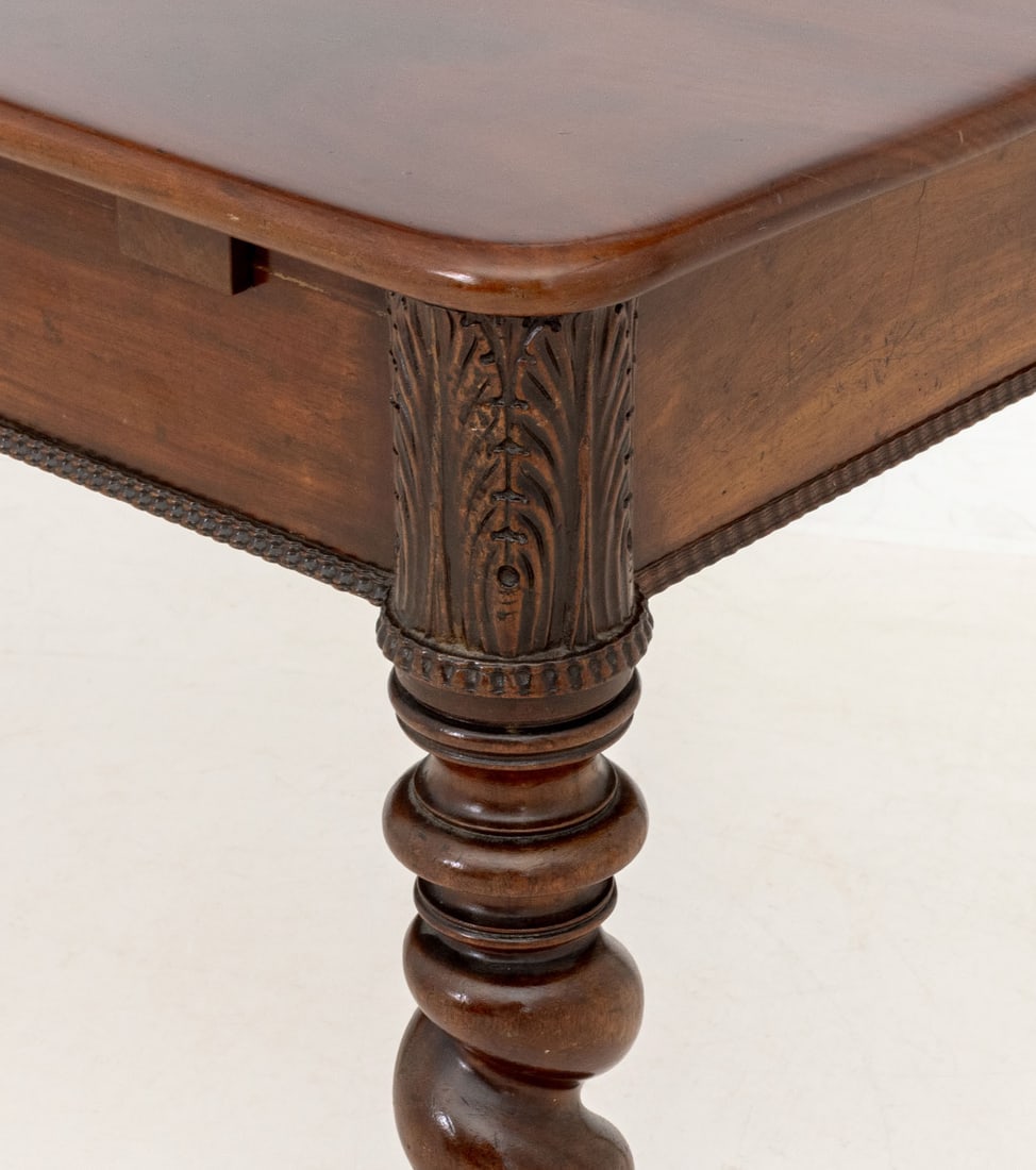Danish Mahogany Writing Table, 19th C. - 6