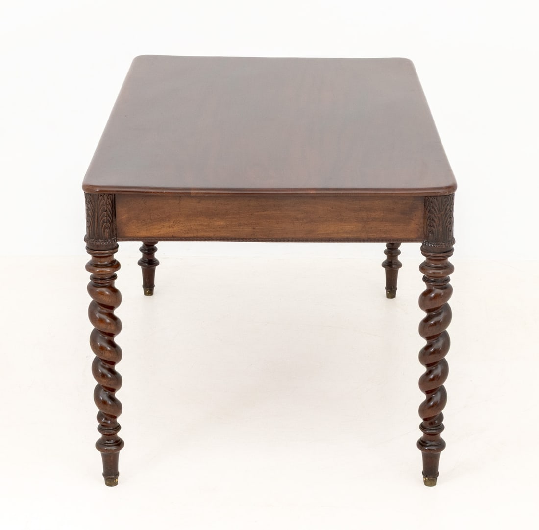 Danish Mahogany Writing Table, 19th C. - 8