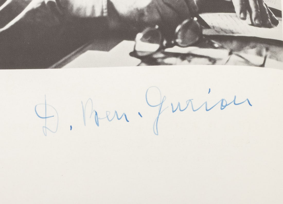 David Ben-Gurion Signed "Israel", 1971 - 5