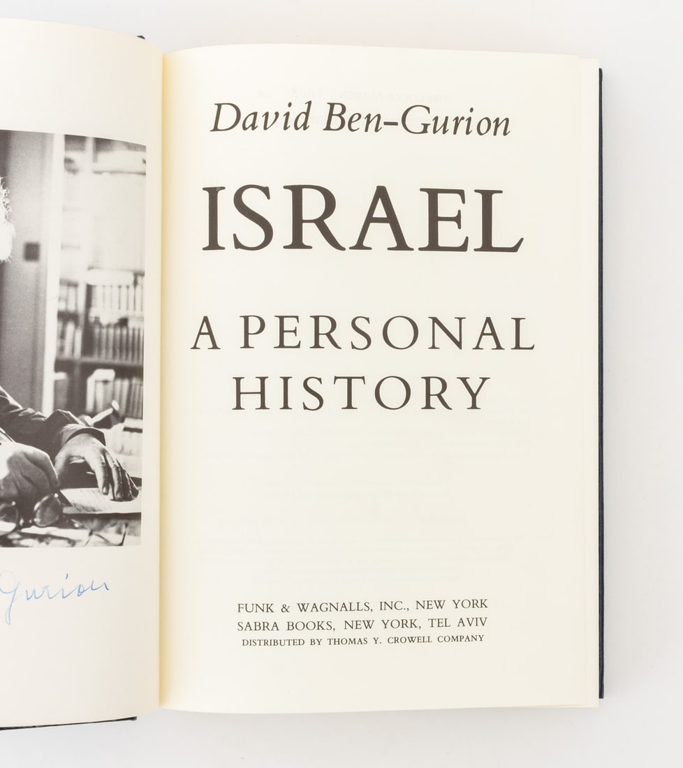 David Ben-Gurion Signed "Israel", 1971 - 6