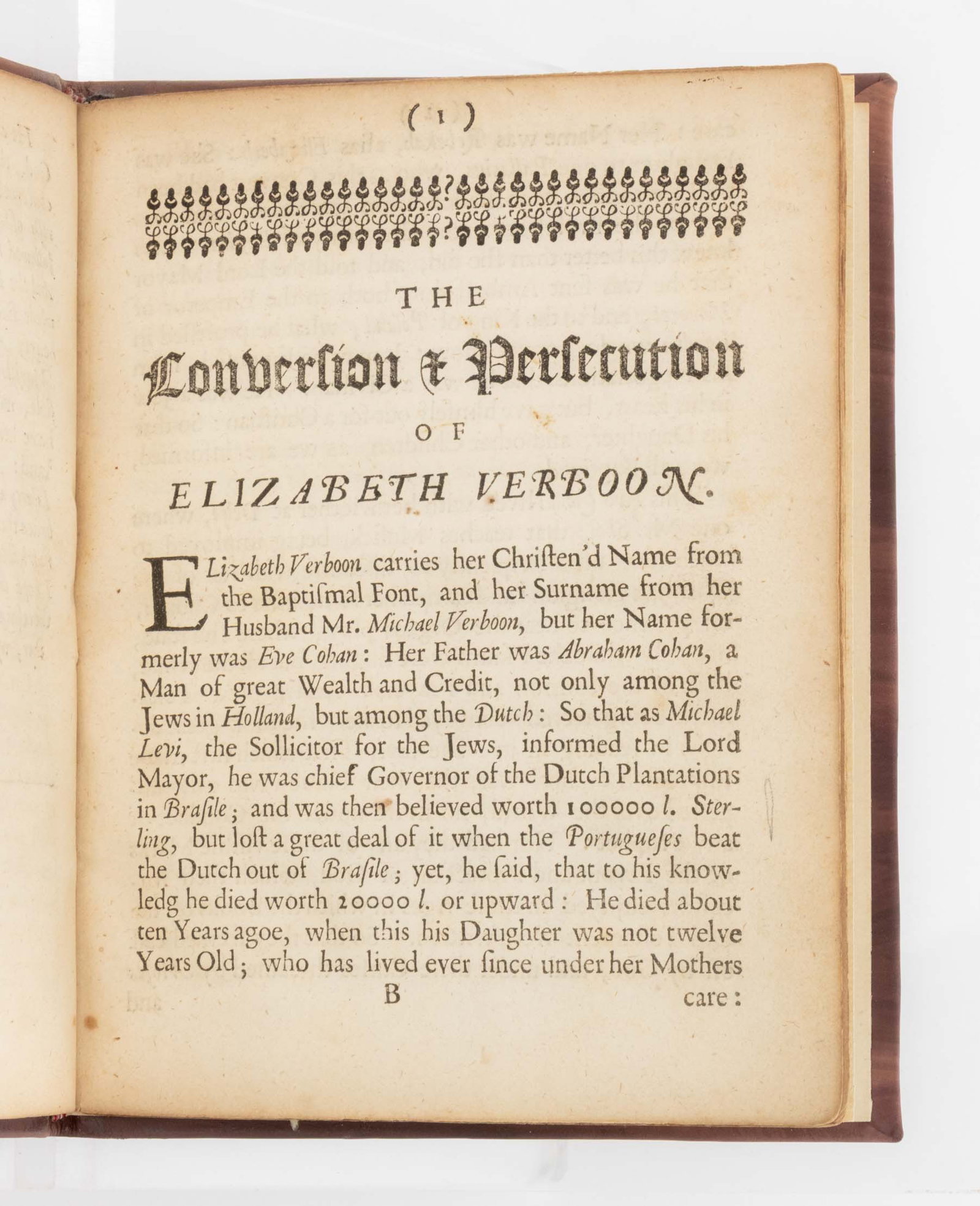 Gilbert Burnet "The Conversion & ...", 1680 - 6