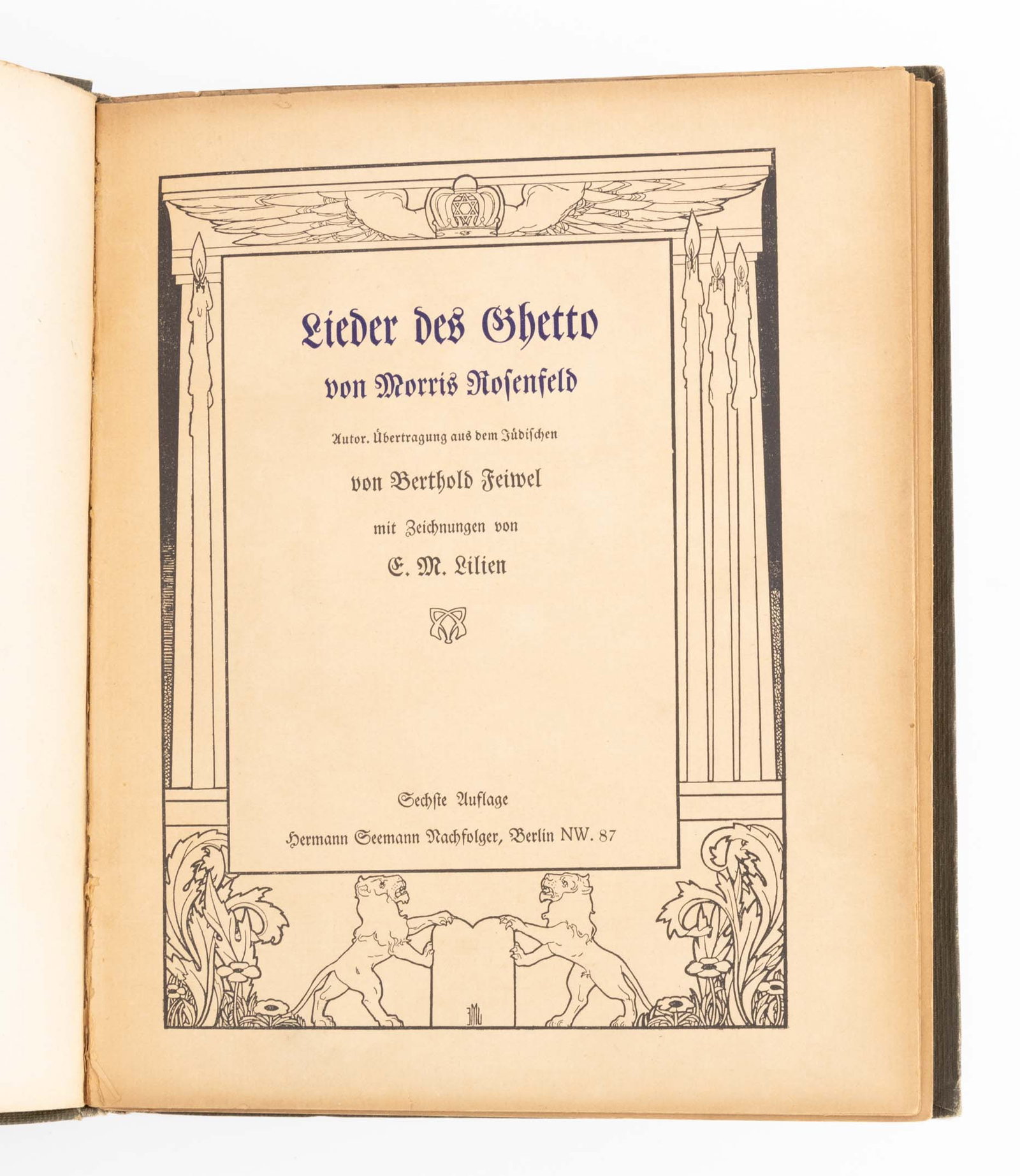Morris Rosenfeld "Lieder des Ghetto" - 5