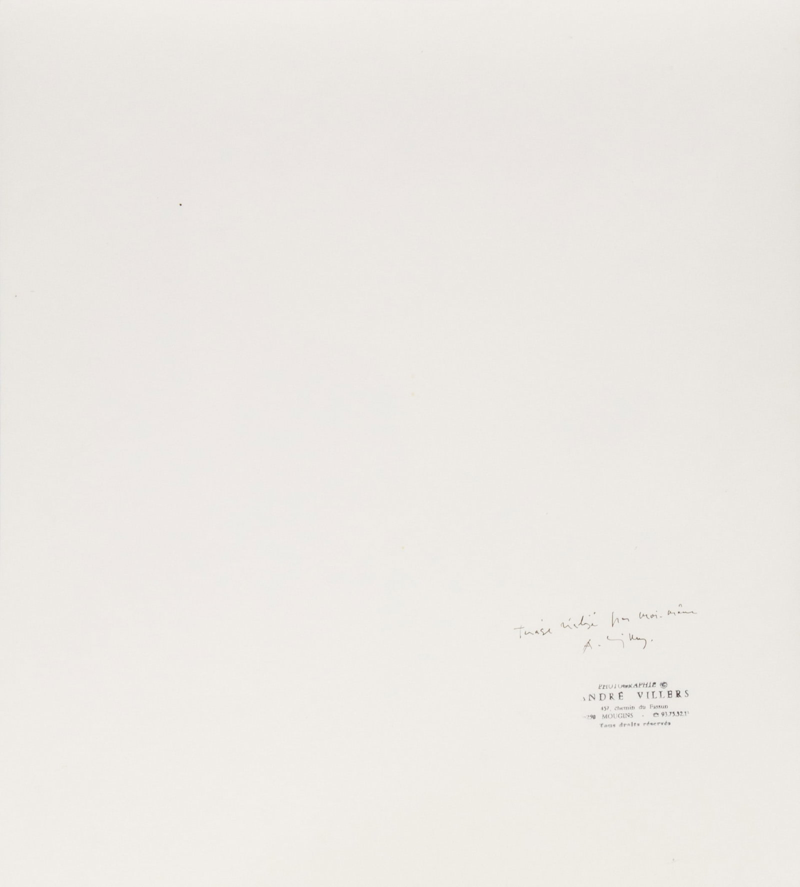 Andre Villers "Les Yeux de Picasso", 1956 - 8