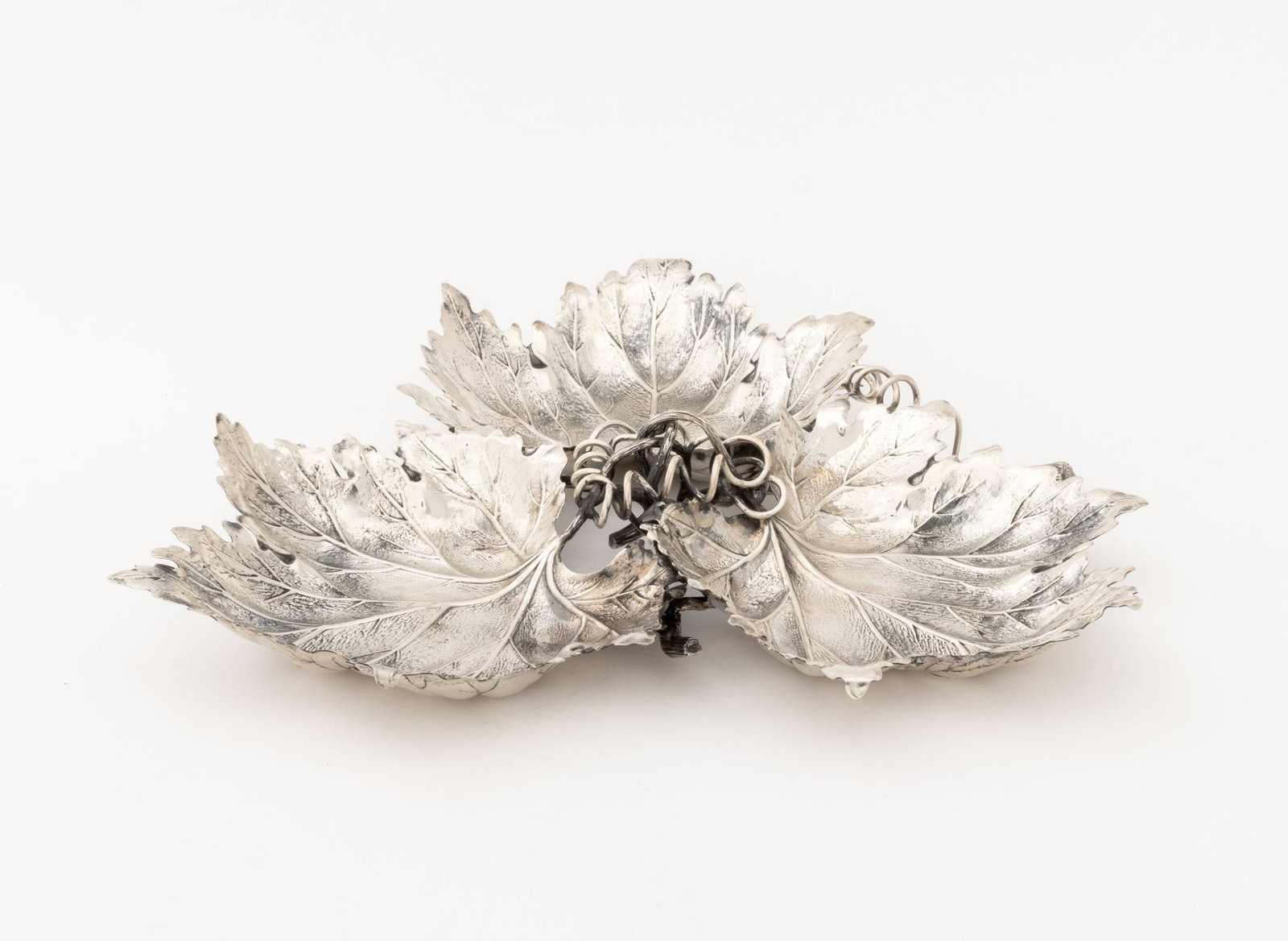 Buccellati Sterling Silver Leaf Serving Platter - 5