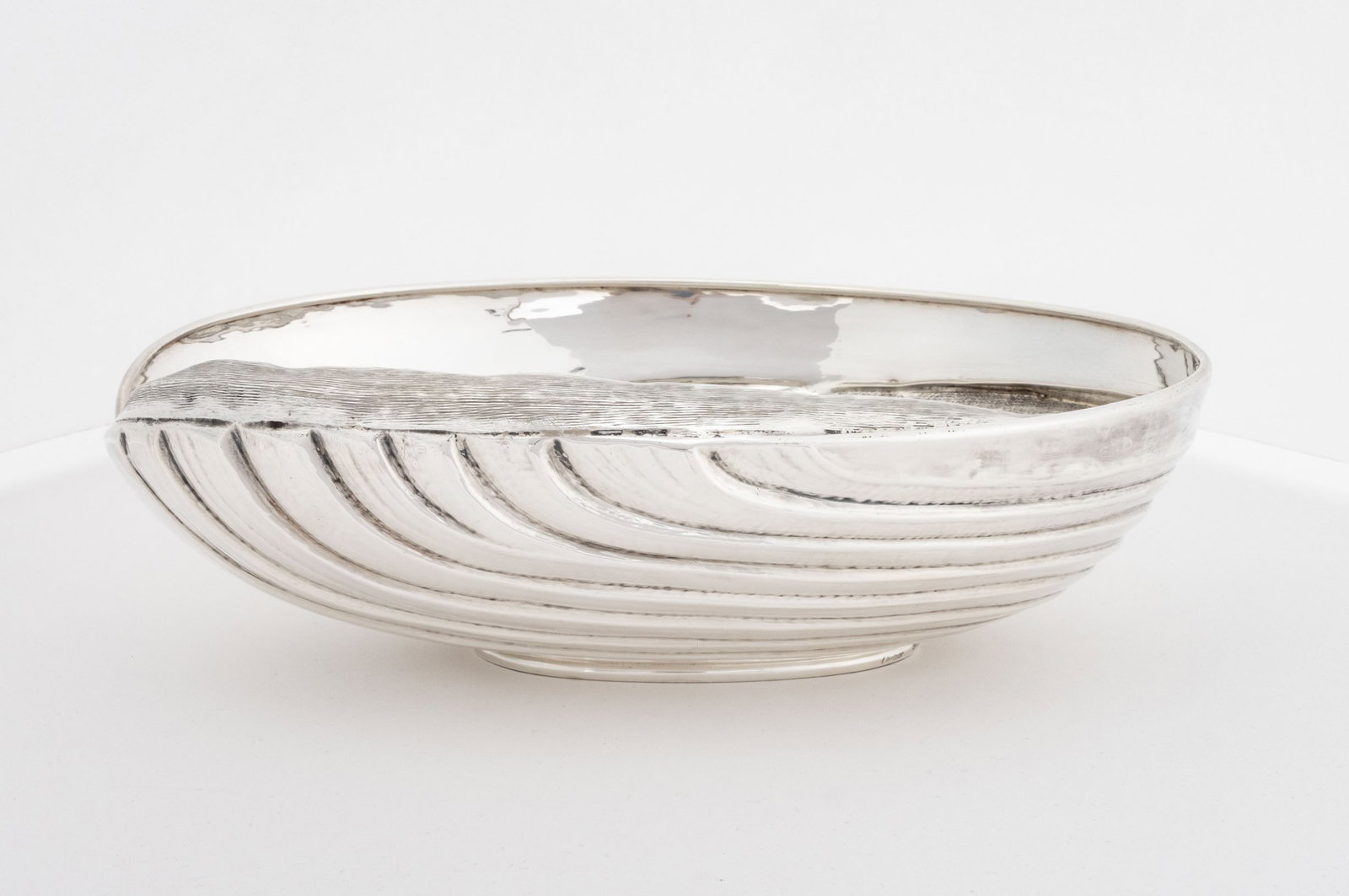 Cartier Sterling Silver Shell Form Serving Bowl - 2