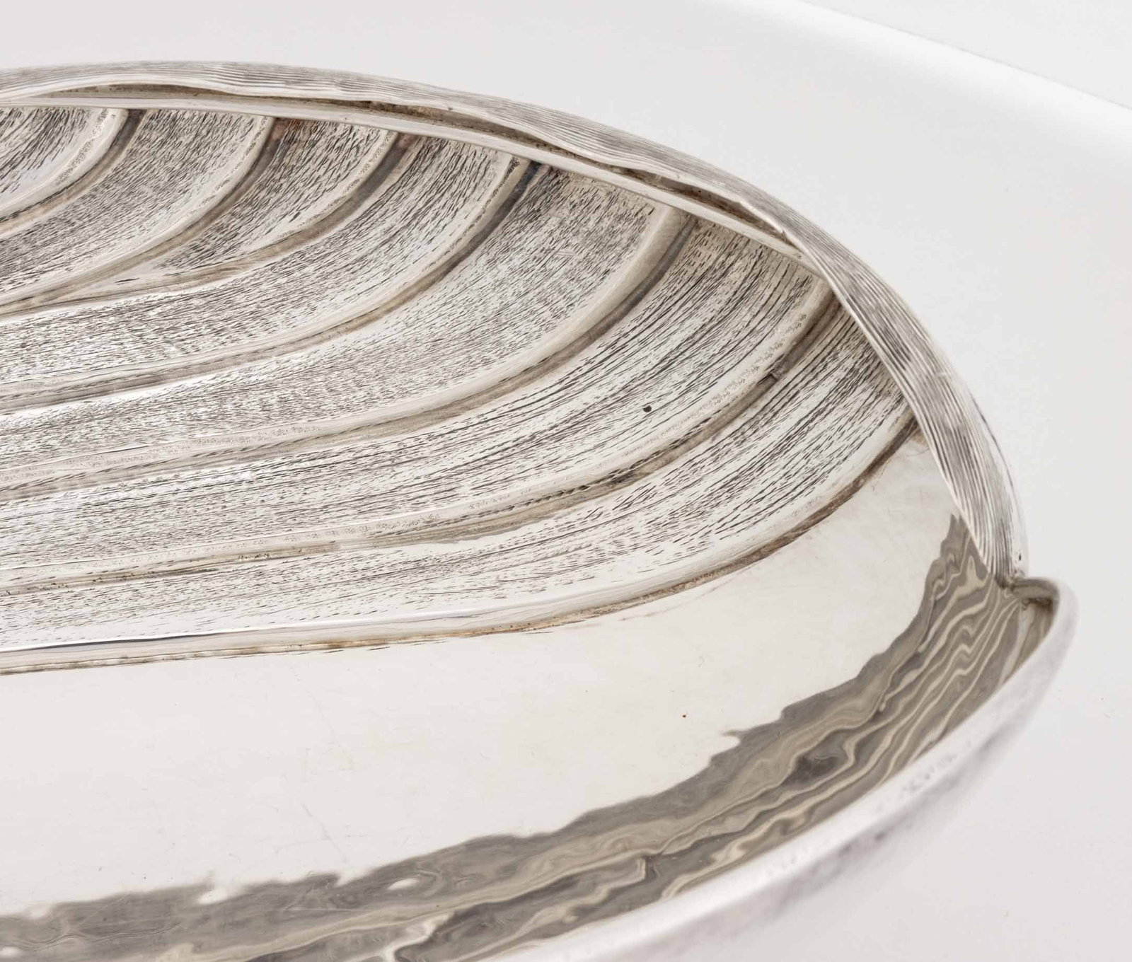 Cartier Sterling Silver Shell Form Serving Bowl - 7